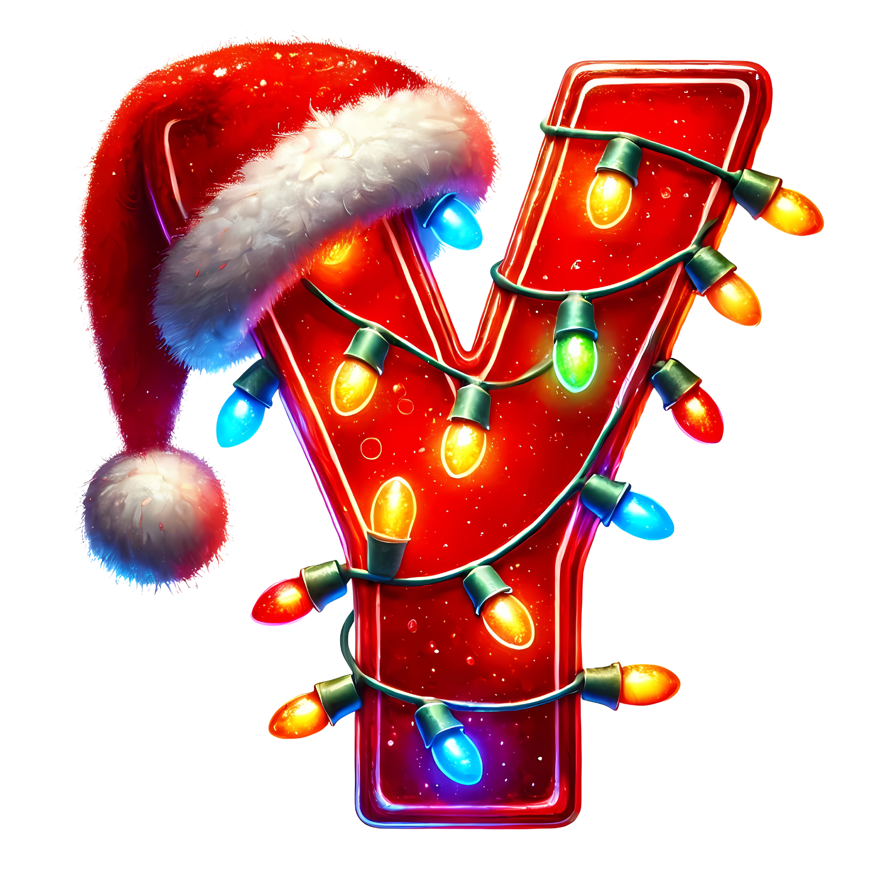 Motive " Christmas BUCHSTABEN Rot " Buchstaben Auswahl für Druck